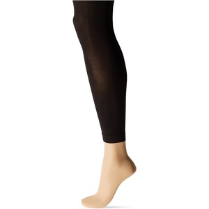image:imageHanes Womens Script Footless Tights with XTemp Technology Same to Waist BlackBlack