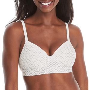 image:imageHanes Womens SmoothTec ComfortFlex Fit Wirefree Bra MHG199Tic Tac Chevron Print