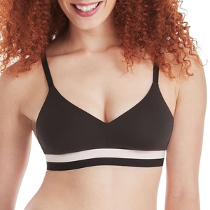image:imageHanes Womens Wireless Bra Natural Lift Bras for Women Soft Modal Full Coverage TShirt Soft Plus Sizes TooBlack