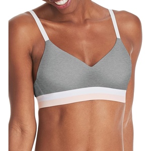 image:imageHanes Womens Wireless Bra Natural Lift Bras for Women Soft Modal Full Coverage TShirt Soft Plus Sizes TooHeather Grey
