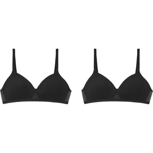 image:imageHanes Womens Wireless Bra Oh So Light TShirt Bras for Women ComfortFlex Fit Foam Cups Single or MultipackBlackBlack