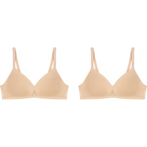 image:imageHanes Womens Wireless Bra Oh So Light TShirt Bras for Women ComfortFlex Fit Foam Cups Single or MultipackNudeNude