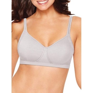 image:imageHanes Womens XTemp Wireless Bra Cooling Mesh TShirt Bra ComfortFlex Fit Wirefree BraHeather Gray