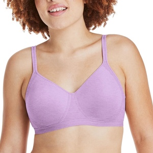 image:imageHanes Womens XTemp Wireless Bra Cooling Mesh TShirt Bra ComfortFlex Fit Wirefree BraTutu Violet Heather