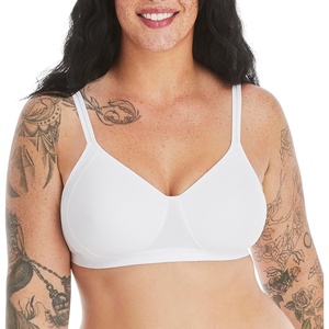 image:imageHanes Womens XTemp Wireless Bra Cooling Mesh TShirt Bra ComfortFlex Fit Wirefree BraWhite