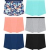 image:imageHanes Girls Period Underwear Hipsters Boxer Briefs Boyshorts 4 or 6 Pack Comfort Period Panties Moderate ProtectionPeachBlueBlack  6 Pack