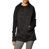 image:imageHanes Sport Womens Performance Fleece Pullover HoodieBlack SolidBlack Heather