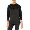 image:imageHanes Sport Womens Performance Fleece Pullover HoodieBlack SolidBlack Heather