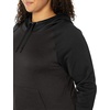 image:imageHanes Sport Womens Performance Fleece Pullover HoodieBlack SolidBlack Heather