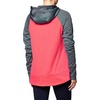 image:imageHanes Sport Womens Performance Fleece Pullover HoodieDada Grey SolidRazzle Pink Heather