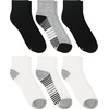 image:imageHanes Womens 6Pair Comfort Fit No Show SocksAssorted Black  White  6 Pack