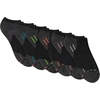 image:imageHanes Womens 6Pair Comfort Fit No Show SocksBlack  Multicolored Stripes