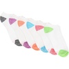 image:imageHanes Womens 6Pair Comfort Fit No Show SocksWhite With Color Pops  6 Pack