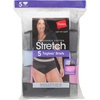 image:imageHanes Womens Brief Underwear Stretch Brief Panties for Women Tagfree Underwear 5packWhiteGreyBluePinkBlack