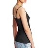image:imageHanes Womens Cami with Builtin Shelf Bra Stretch Cotton Camisole Adjustable StrapsBlack 1 Pack