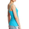 image:imageHanes Womens Cami with Builtin Shelf Bra Stretch Cotton Camisole Adjustable StrapsFlying Turquoise  1 Pack