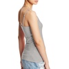 image:imageHanes Womens Cami with Builtin Shelf Bra Stretch Cotton Camisole Adjustable StrapsGrey Heather 1 Pack