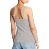 image:imageHanes Womens Cami with Builtin Shelf Bra Stretch Cotton Camisole Adjustable StrapsGrey Heather 1 Pack