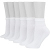 image:imageHanes Womens Crew Ankle amp No Show Socks 6 Pairs Cushioned Quarter Socks for Women Shoe Sizes 59 amp 812White