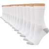 image:imageHanes Womens Crew Ankle and NoShow MoistureWicking Cushioned Athletic Socks 14 PackBlack