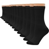 image:imageHanes Womens Crew Ankle and NoShow MoistureWicking Cushioned Athletic Socks 14 PackWhite