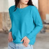 image:imageHanes Womens EcoSmart Fleece Sweatshirt for Women Soft Midweight  FullZip Hoodie Sweatshirt or 14 ZipBold Blue Heather