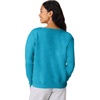 image:imageHanes Womens EcoSmart Fleece Sweatshirt for Women Soft Midweight  FullZip Hoodie Sweatshirt or 14 ZipBold Blue Heather