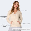 image:imageHanes Womens EcoSmart Fleece Sweatshirt for Women Soft Midweight  FullZip Hoodie Sweatshirt or 14 ZipChampagne Frost