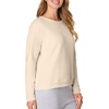image:imageHanes Womens EcoSmart Fleece Sweatshirt for Women Soft Midweight  FullZip Hoodie Sweatshirt or 14 ZipChampagne Frost