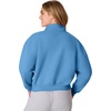 image:imageHanes Womens EcoSmart Fleece Sweatshirt for Women Soft Midweight  FullZip Hoodie Sweatshirt or 14 ZipDenim Blue
