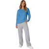 image:imageHanes Womens EcoSmart Fleece Sweatshirt for Women Soft Midweight  FullZip Hoodie Sweatshirt or 14 ZipDenim Blue
