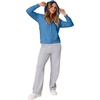 image:imageHanes Womens EcoSmart Fleece Sweatshirt for Women Soft Midweight  FullZip Hoodie Sweatshirt or 14 ZipDenim Blue