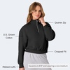 image:imageHanes Womens EcoSmart Fleece Sweatshirt for Women Soft Midweight  FullZip Hoodie Sweatshirt or 14 ZipEbony