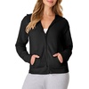image:imageHanes Womens EcoSmart Fleece Sweatshirt for Women Soft Midweight  FullZip Hoodie Sweatshirt or 14 ZipEbony