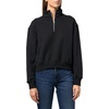 image:imageHanes Womens EcoSmart Fleece Sweatshirt for Women Soft Midweight  FullZip Hoodie Sweatshirt or 14 ZipEbony