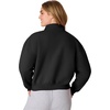 image:imageHanes Womens EcoSmart Fleece Sweatshirt for Women Soft Midweight  FullZip Hoodie Sweatshirt or 14 ZipEbony
