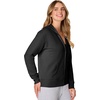 image:imageHanes Womens EcoSmart Fleece Sweatshirt for Women Soft Midweight  FullZip Hoodie Sweatshirt or 14 ZipEbony