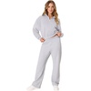 image:imageHanes Womens EcoSmart Fleece Sweatshirt for Women Soft Midweight  FullZip Hoodie Sweatshirt or 14 ZipLight Steel