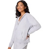 image:imageHanes Womens EcoSmart Fleece Sweatshirt for Women Soft Midweight  FullZip Hoodie Sweatshirt or 14 ZipLight Steel