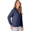 image:imageHanes Womens EcoSmart Fleece Sweatshirt for Women Soft Midweight  FullZip Hoodie Sweatshirt or 14 ZipNavy