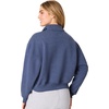 image:imageHanes Womens EcoSmart Fleece Sweatshirt for Women Soft Midweight  FullZip Hoodie Sweatshirt or 14 ZipNavy Heather