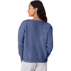 image:imageHanes Womens EcoSmart Fleece Sweatshirt for Women Soft Midweight  FullZip Hoodie Sweatshirt or 14 ZipNavy Heather
