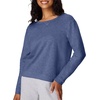 image:imageHanes Womens EcoSmart Fleece Sweatshirt for Women Soft Midweight  FullZip Hoodie Sweatshirt or 14 ZipNavy Heather