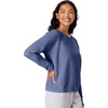 image:imageHanes Womens EcoSmart Fleece Sweatshirt for Women Soft Midweight  FullZip Hoodie Sweatshirt or 14 ZipNavy Heather