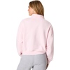 image:imageHanes Womens EcoSmart Fleece Sweatshirt for Women Soft Midweight  FullZip Hoodie Sweatshirt or 14 ZipPale Pink