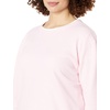 image:imageHanes Womens EcoSmart Fleece Sweatshirt for Women Soft Midweight  FullZip Hoodie Sweatshirt or 14 ZipPale Pink