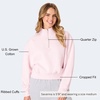 image:imageHanes Womens EcoSmart Fleece Sweatshirt for Women Soft Midweight  FullZip Hoodie Sweatshirt or 14 ZipPale Pink
