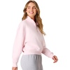 image:imageHanes Womens EcoSmart Fleece Sweatshirt for Women Soft Midweight  FullZip Hoodie Sweatshirt or 14 ZipPale Pink