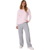 image:imageHanes Womens EcoSmart Fleece Sweatshirt for Women Soft Midweight  FullZip Hoodie Sweatshirt or 14 ZipPale Pink