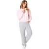 image:imageHanes Womens EcoSmart Fleece Sweatshirt for Women Soft Midweight  FullZip Hoodie Sweatshirt or 14 ZipPale Pink